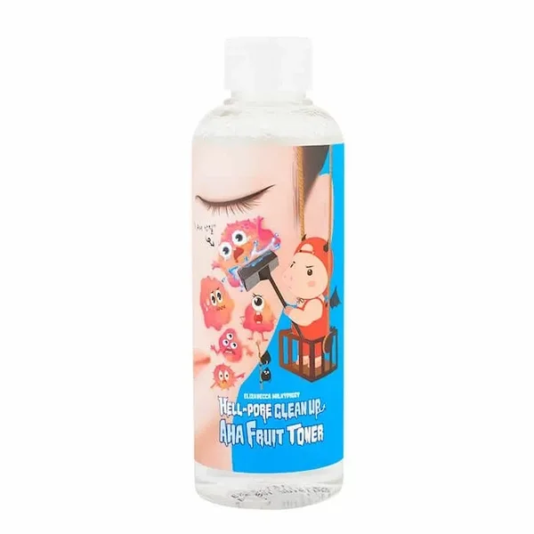 Тонер-пилинг для лица с фруктовыми кислотами Elizavecca Hell-Pore Clean Up Aha Fruit Toner