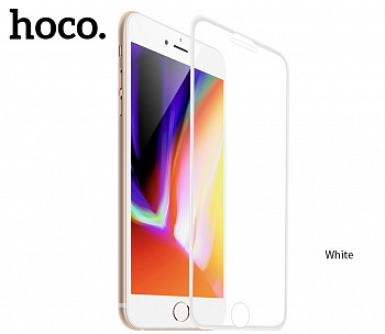 Защитное стекло HOCO A12 для iPhone 7+/8+ белый