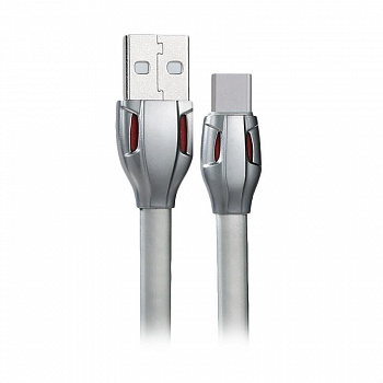 Кабель Remax Laser RC-035a, USB - USB Type-C, серебристый