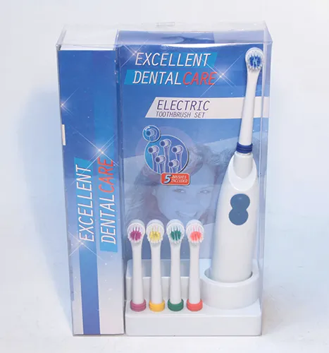 Электрическая зубная щётка Excellent Dental Care c 4 запасными насадками