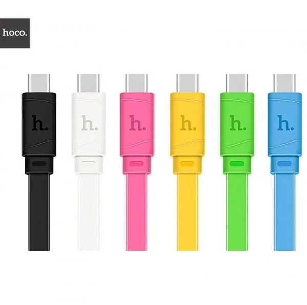 Кабель Hoco X5 Bamboo, USB - USB Type-C, 1 м, черный