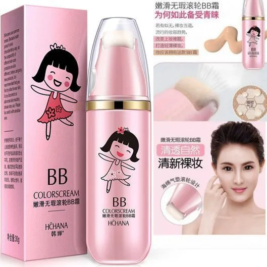 BB крем для лица с роликом Hchana Colorscream