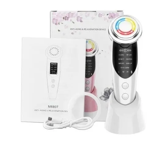 Ультразвуковой микротоковый массажер для лица Anti-Aging & Rejuvenation Device M8807